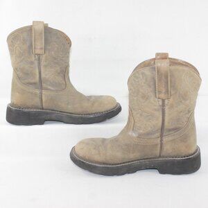 Ariat Fat Baby Style 14729 Cowgirl Western Pull On Boots Women's Size 8B 8 B